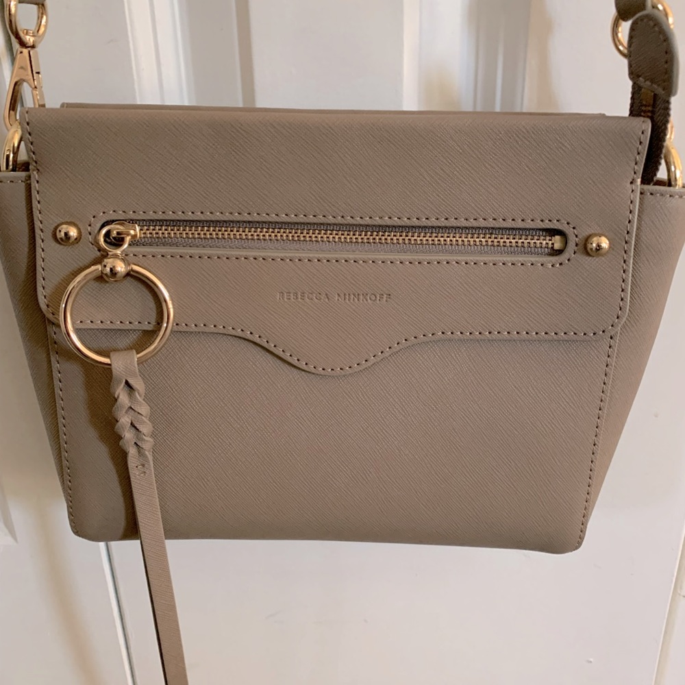 Rebecca Minkoff Sandrift Taupe Brown Crossbody.  New Without Tags. Authentic.